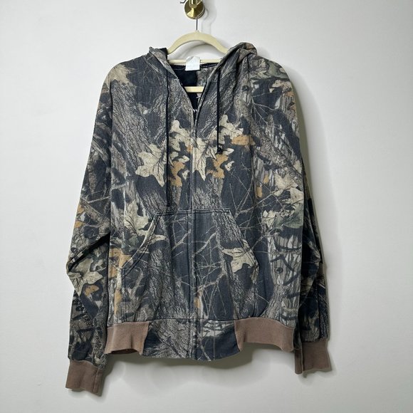 Mossy Oak Other - Vintage 90s Mossy Oak Full Zip Camo Hunting Jacket Men's 2XL